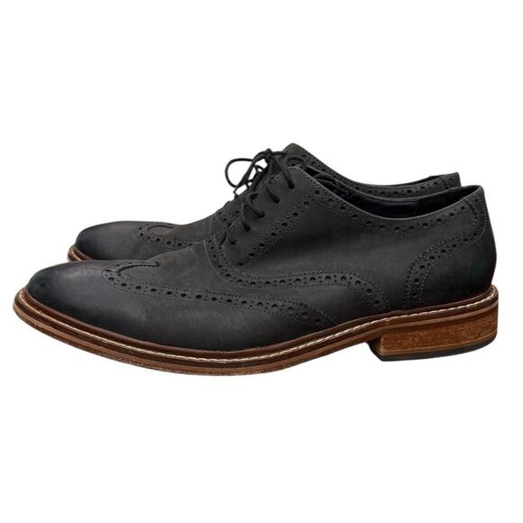 Cole Haan Men’s Colton Black Leather Wingtip Oxford Dress Shoes Size 12 Brogue main image 5